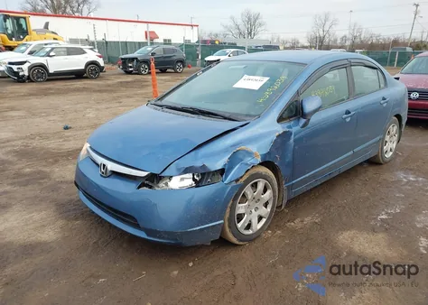 2008 Honda Civic Lx из США, поврежденный, VIN 1HGFA15588L052442